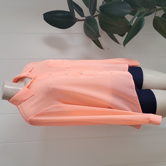 Bongo Women's  Button Down Front Longsleeve Blouse Size Large - Picture 10 of 13